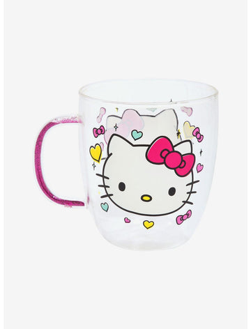 Hello Kitty Taza Glitter