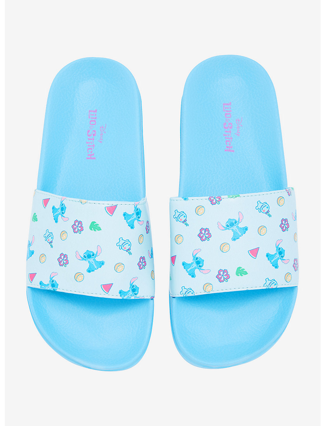 Sandalias Stitch Frutas