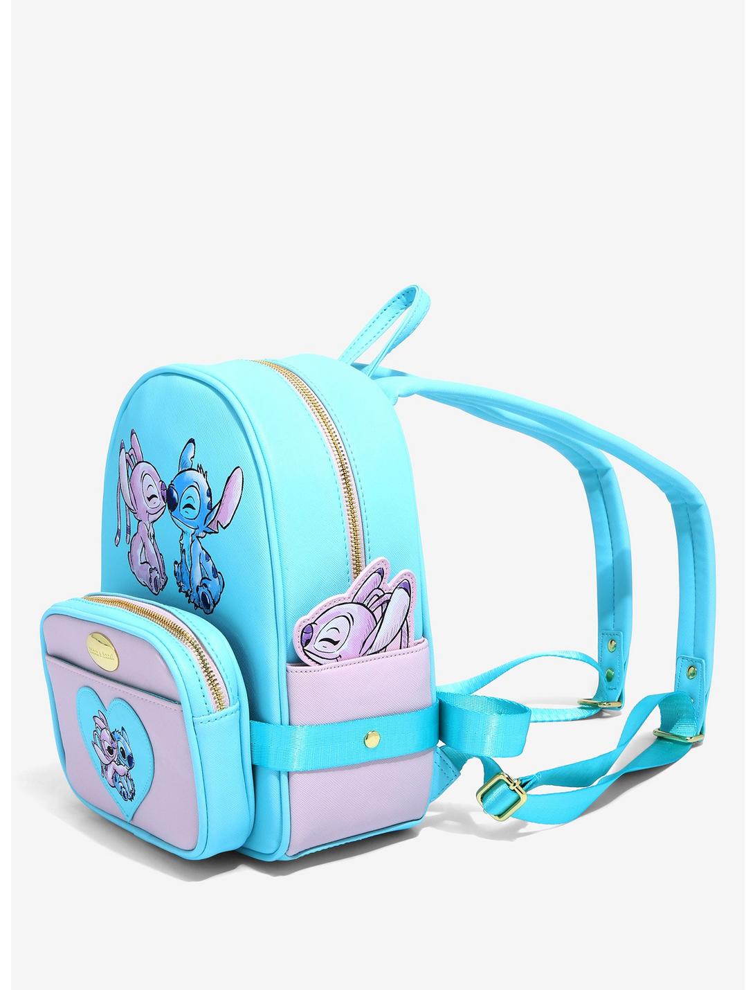 Stitch Y Angel Mochila 2 En 1