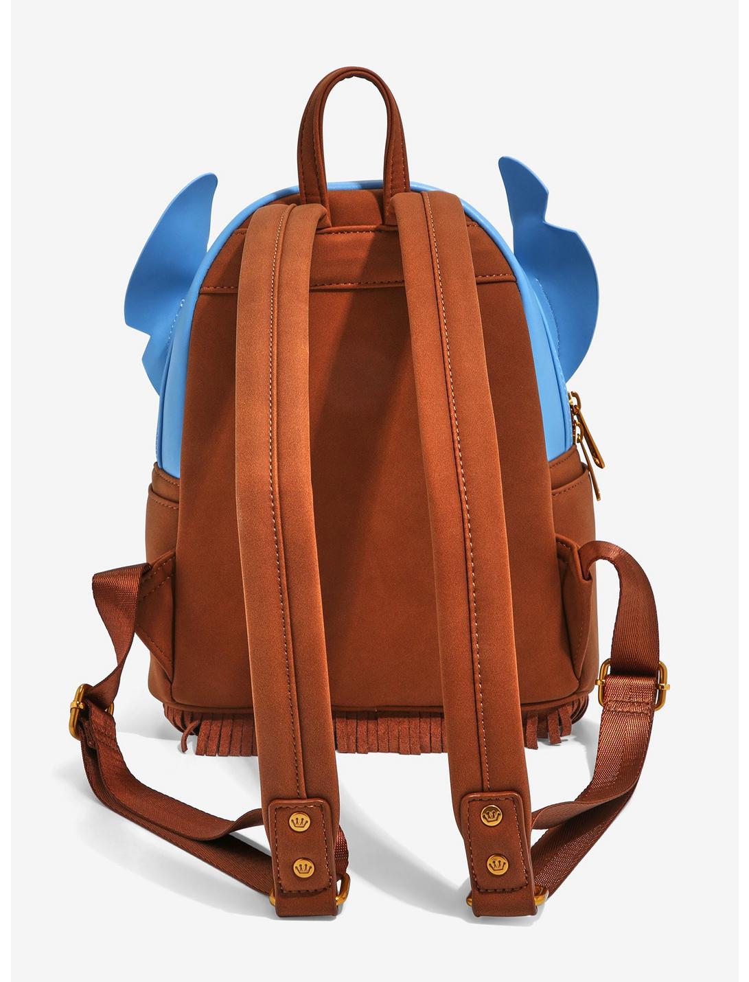 Mochila Stitch Flores Amarillas