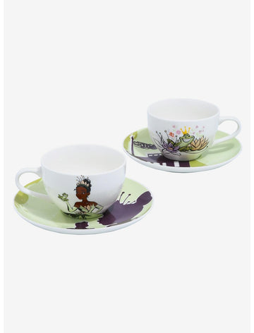 La Princesa Y El Sapo Set De Taza Y Plato