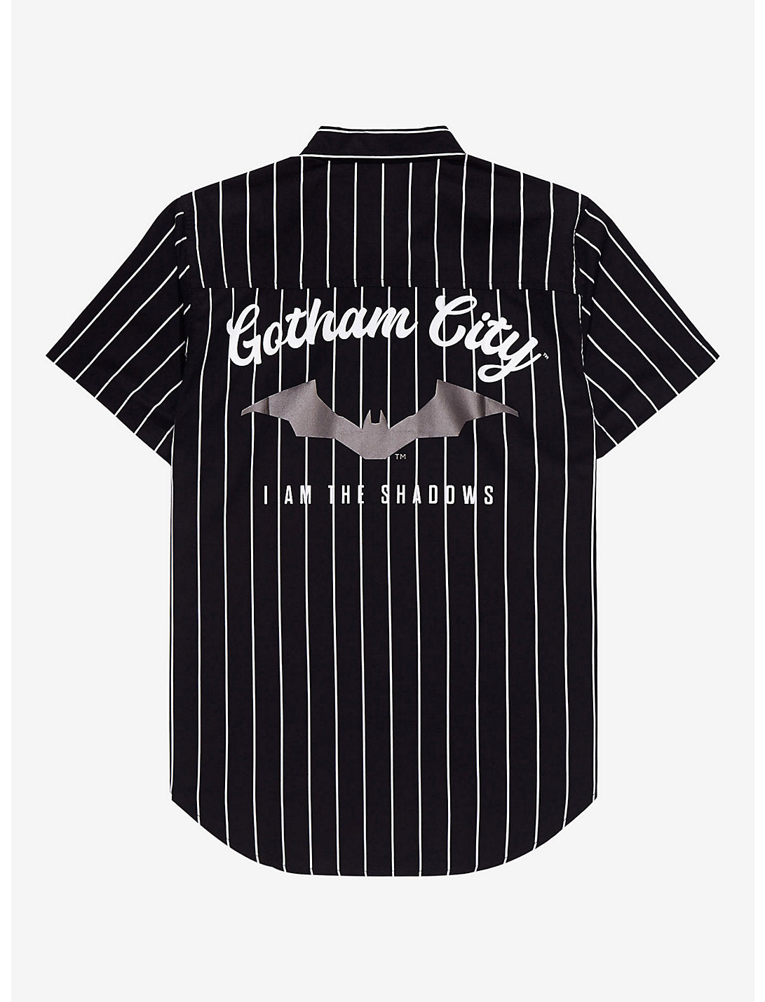 DC Comics The Batman Gotham City Batman Camisa Botones