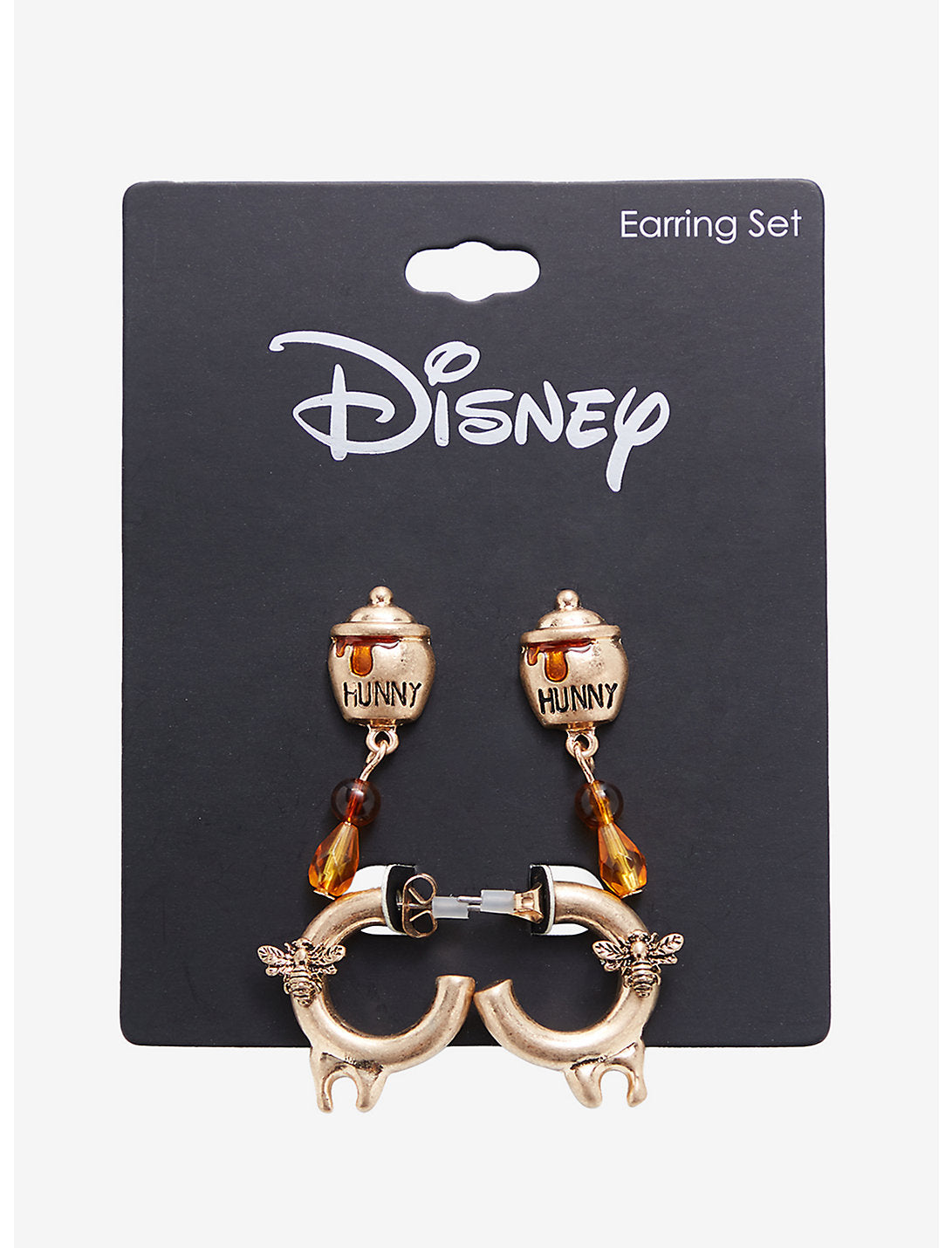 Winnie Pooh Set De Aretes Miel