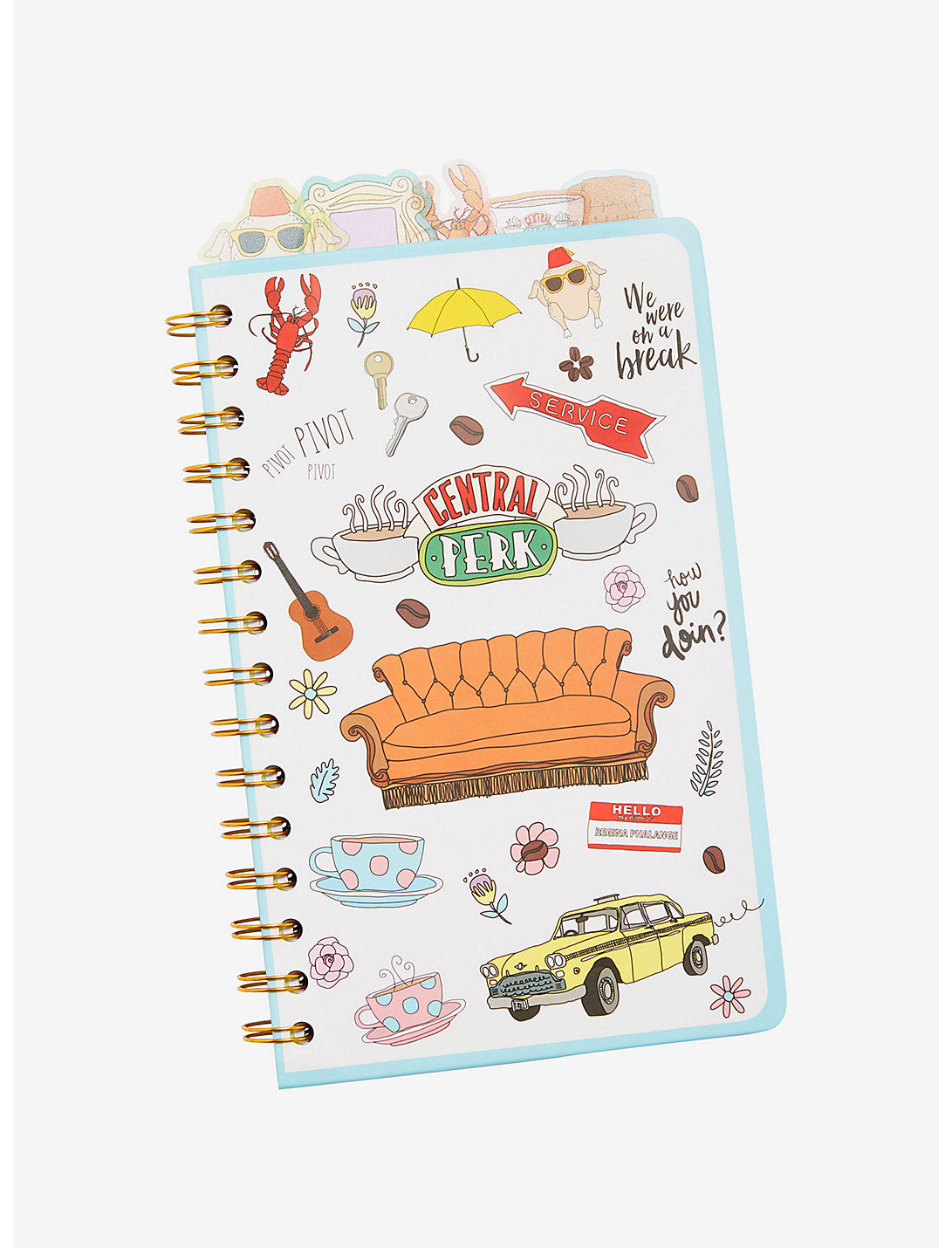 Friends Cuaderno Iconos Central Perk