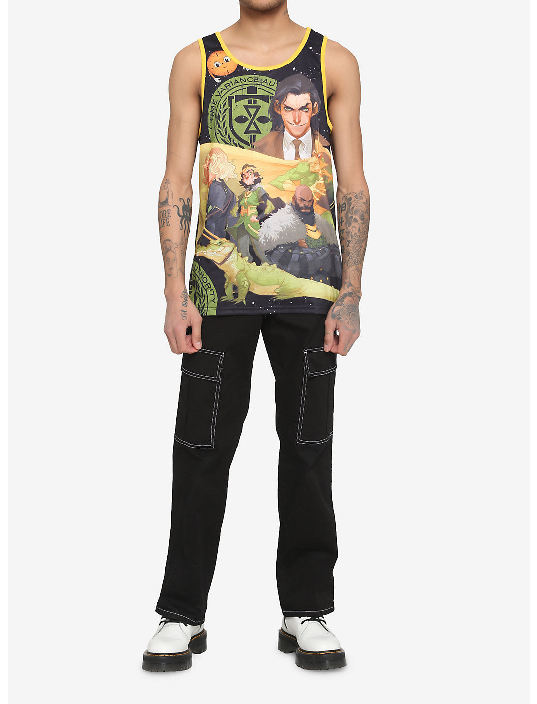 Marvel Loki Camisa Sin Mangas Tirahueso