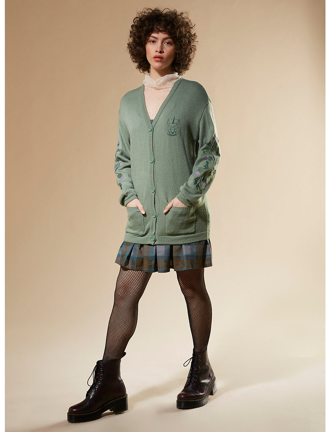 Outlander Sueter Cardigan Flores