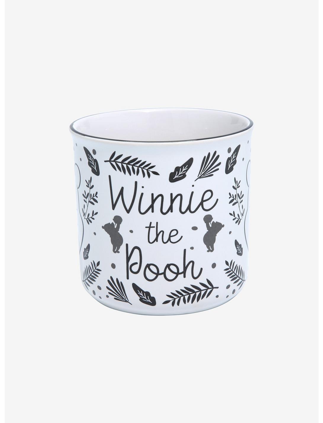 Winnie Pooh Taza Blanco Y Negro