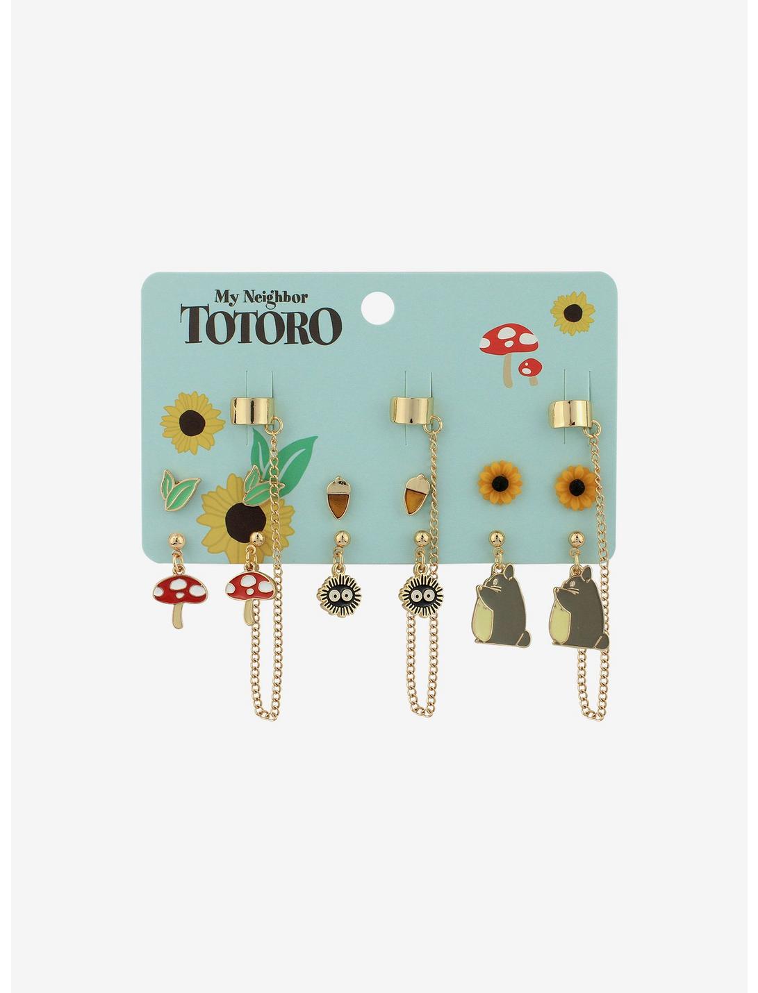 Estudio Ghibli Set De Aretes Totoro Primavera