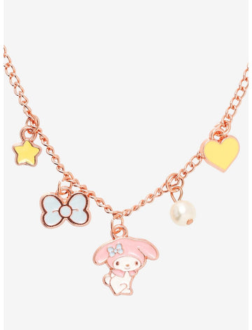 Sanrio My Melody Collar Charm Rose Gold