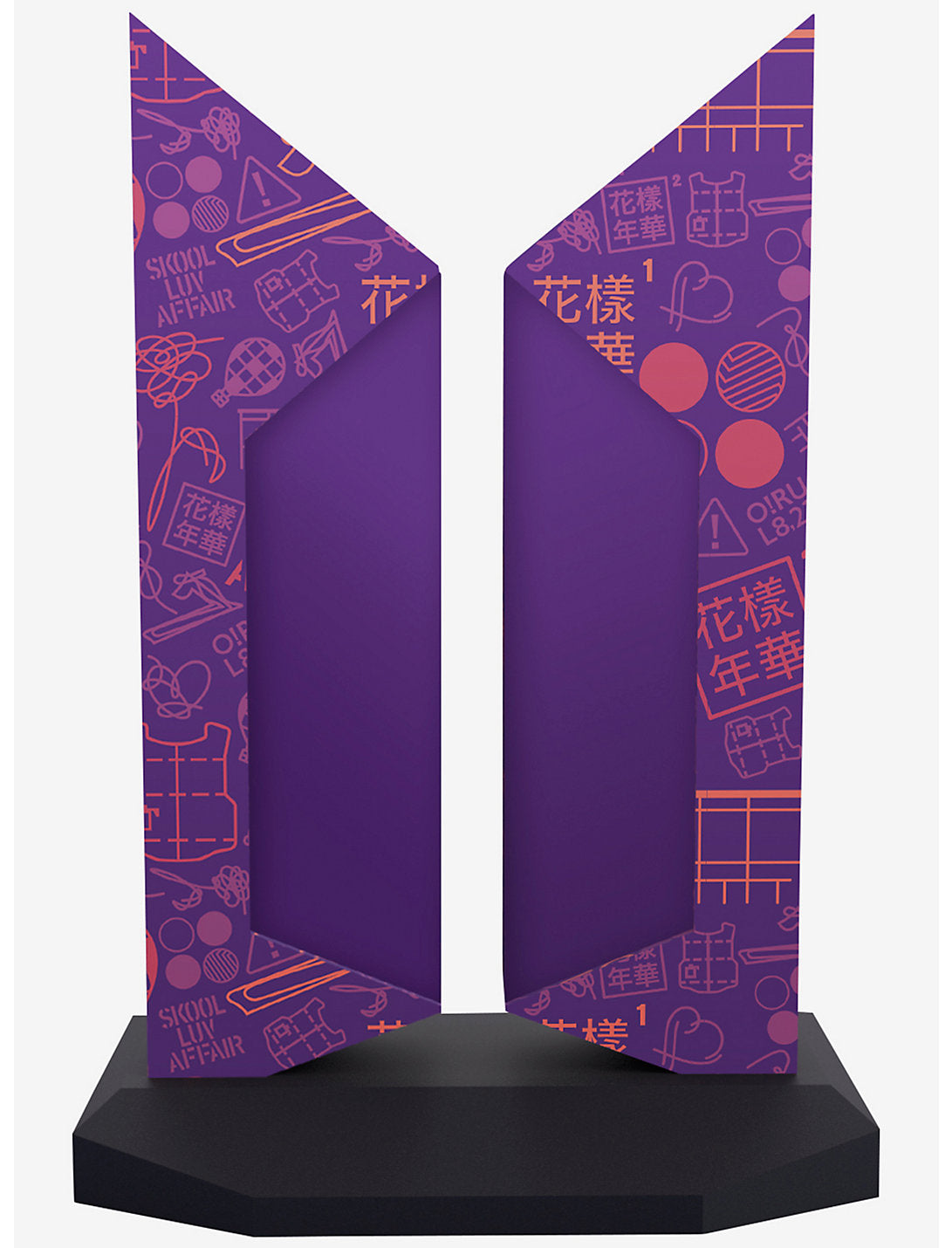 BTS Lampara Escitorio Logo Luz