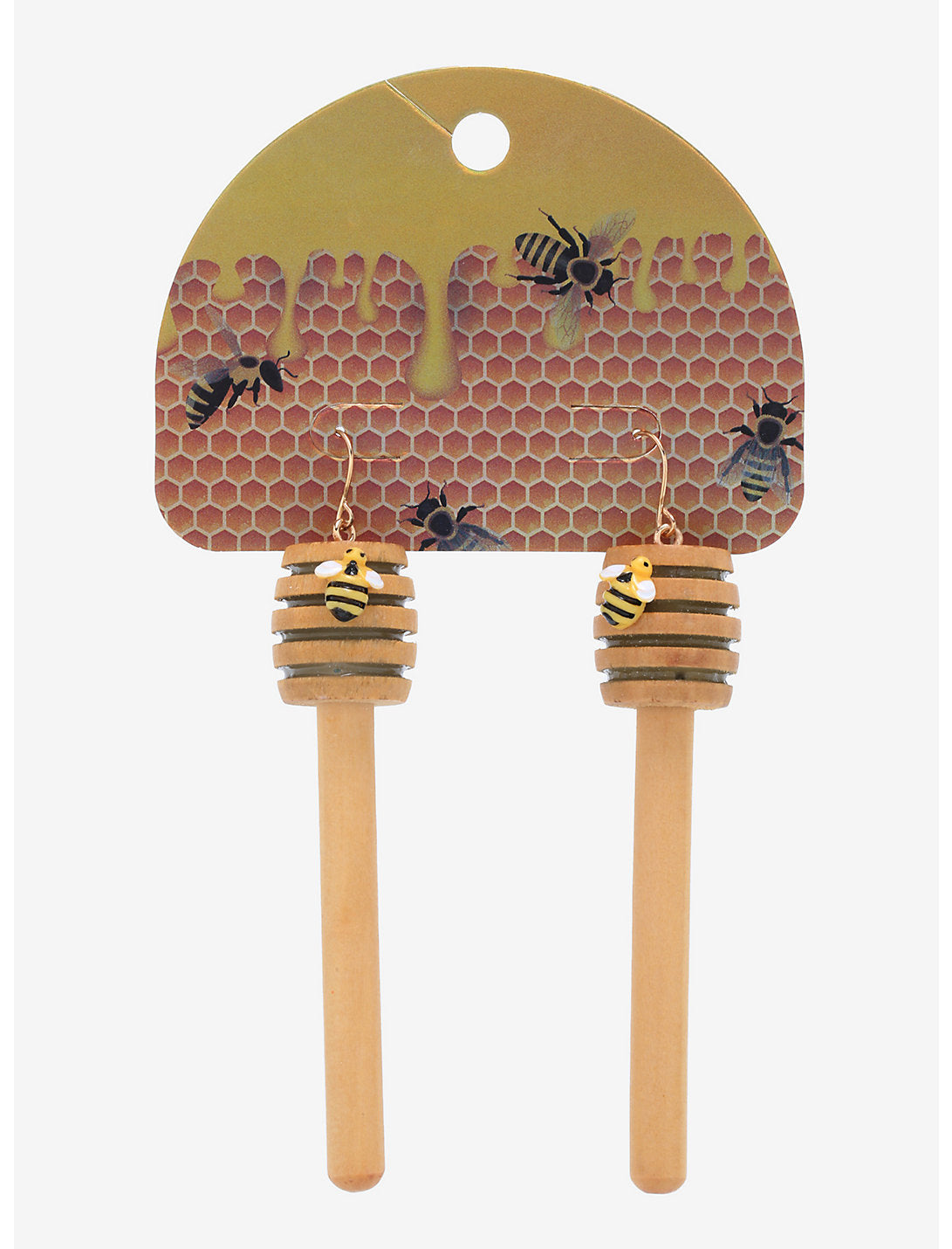 Aretes Abeja Cuchara Miel