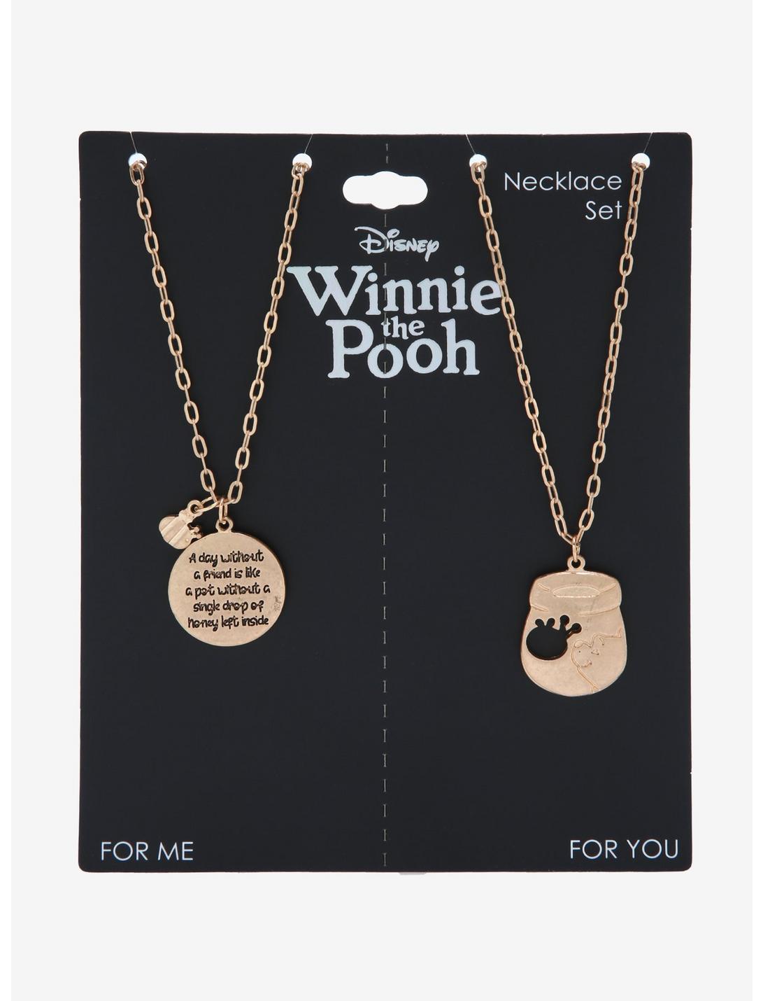 Winnie Pooh Set Mejores Amigos Collar Bff