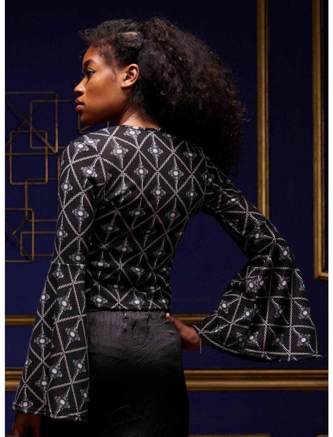 Animales Fantásticos: Los Secretos De Dumbledore Grindelwald Blusa Con Lazo En La Parte Delantera