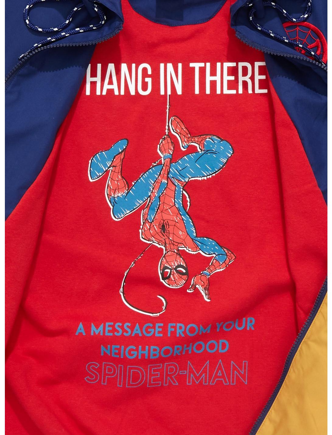 Hombre Araña Hoodie Marvel Sudadera Color Block