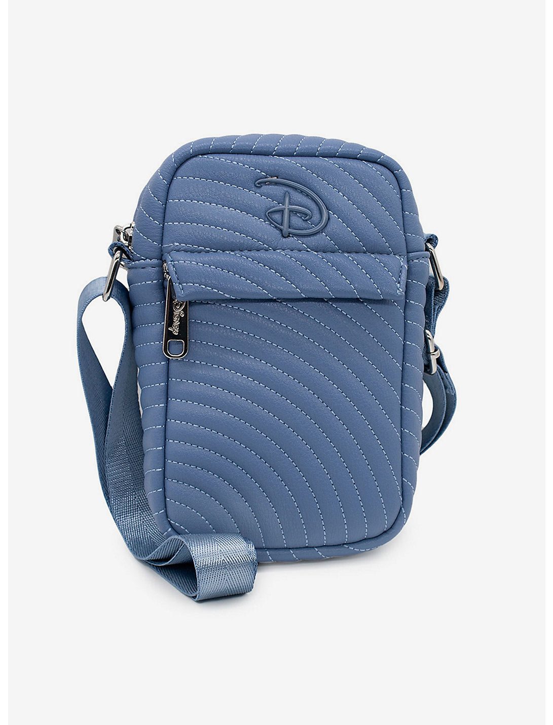 Disney Logo Azul Bolsa Cuero Vegano