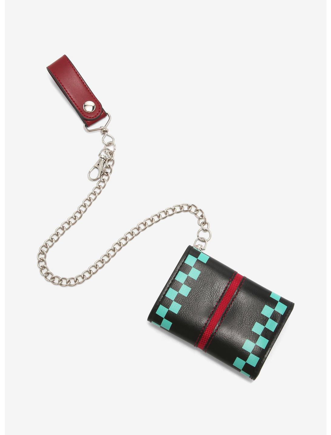 Demon Slayer Cartera Con Cadena