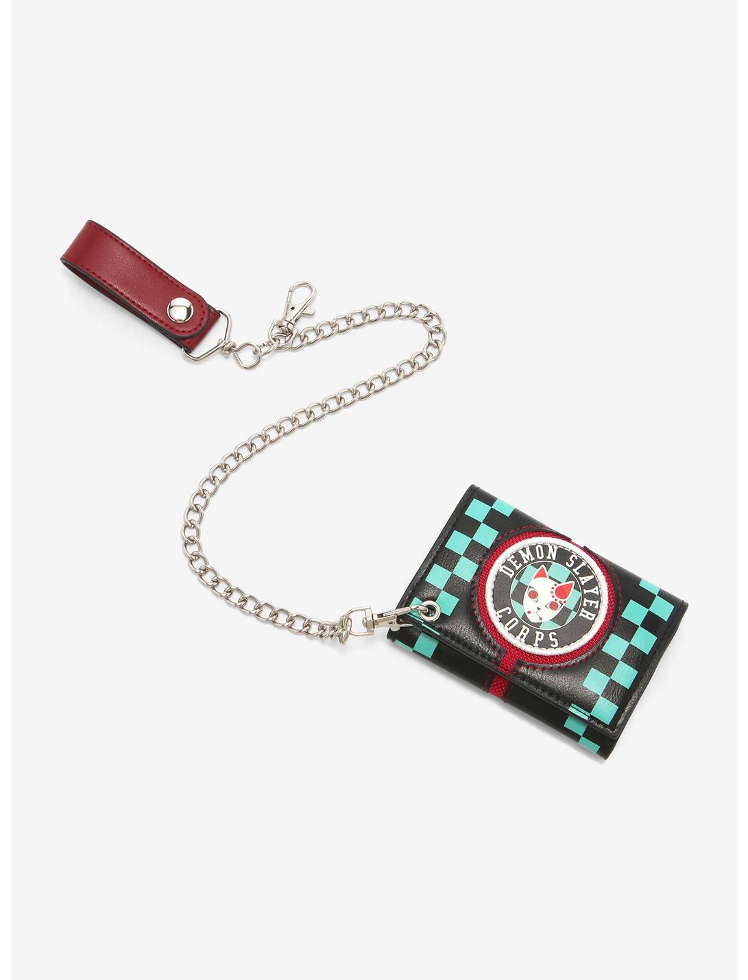 Demon Slayer Cartera Con Cadena