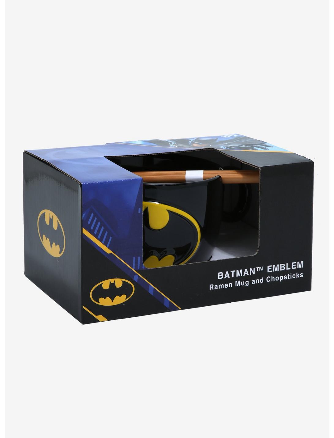 Batman Bowl Ramen Con Palillos