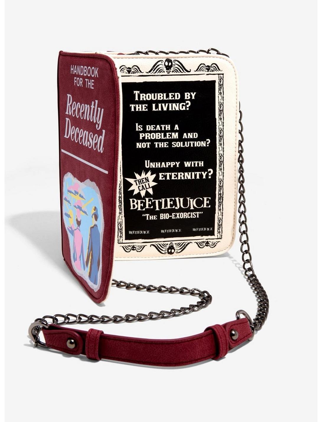 Beetlejuice Libro Bolsa Crossbody