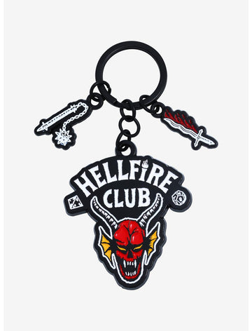 Stranger Things Llavero Hell Fire