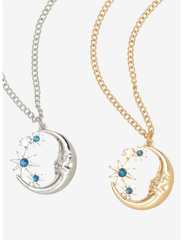 Collar Luna Y Estrella Mejores Amigas