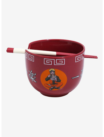 Naruto Bowl Set Con Palillos