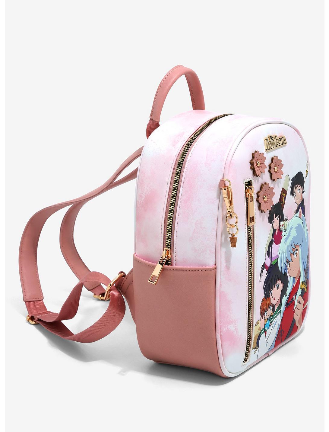 Inuyasha Mochila Flores Rosas