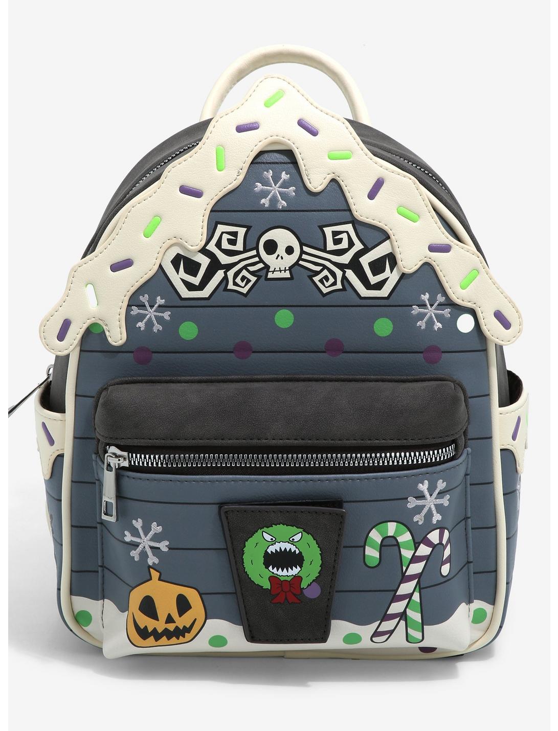 Extraño Mundo De Jack Mochila Navidad Casa De Jengibre
