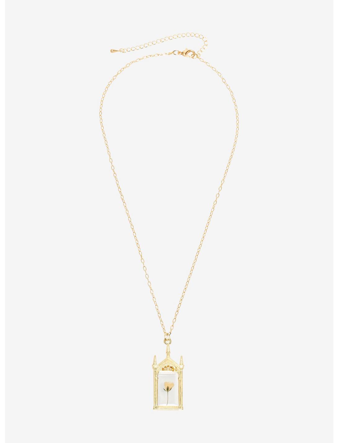 Harry Potter Collar Flores Secas