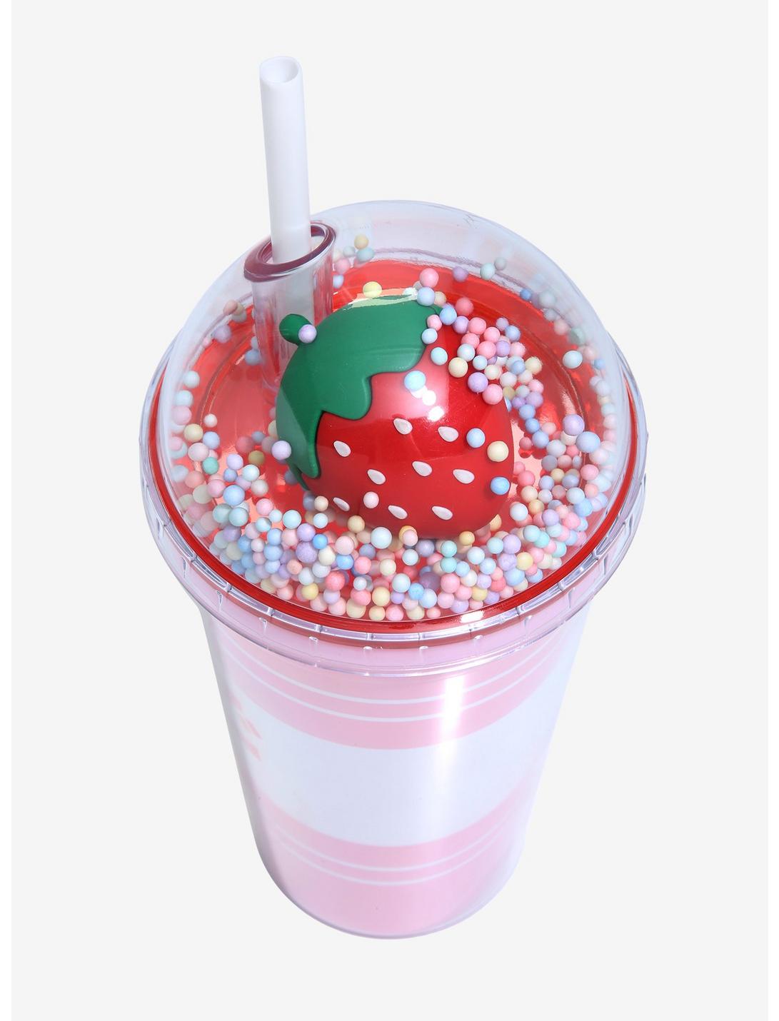 Termo De Fresa Con Leche Colores Botella