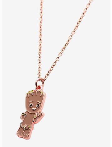 Guardianes De La Galaxia Collar Groot Rosegold