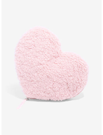 The Creme Shop Bolsa Maquillaje Peluche Corazon