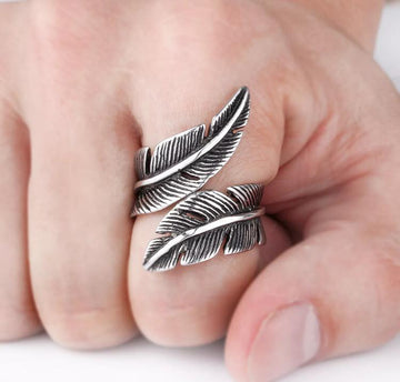 Anillo Hoja De Arbol