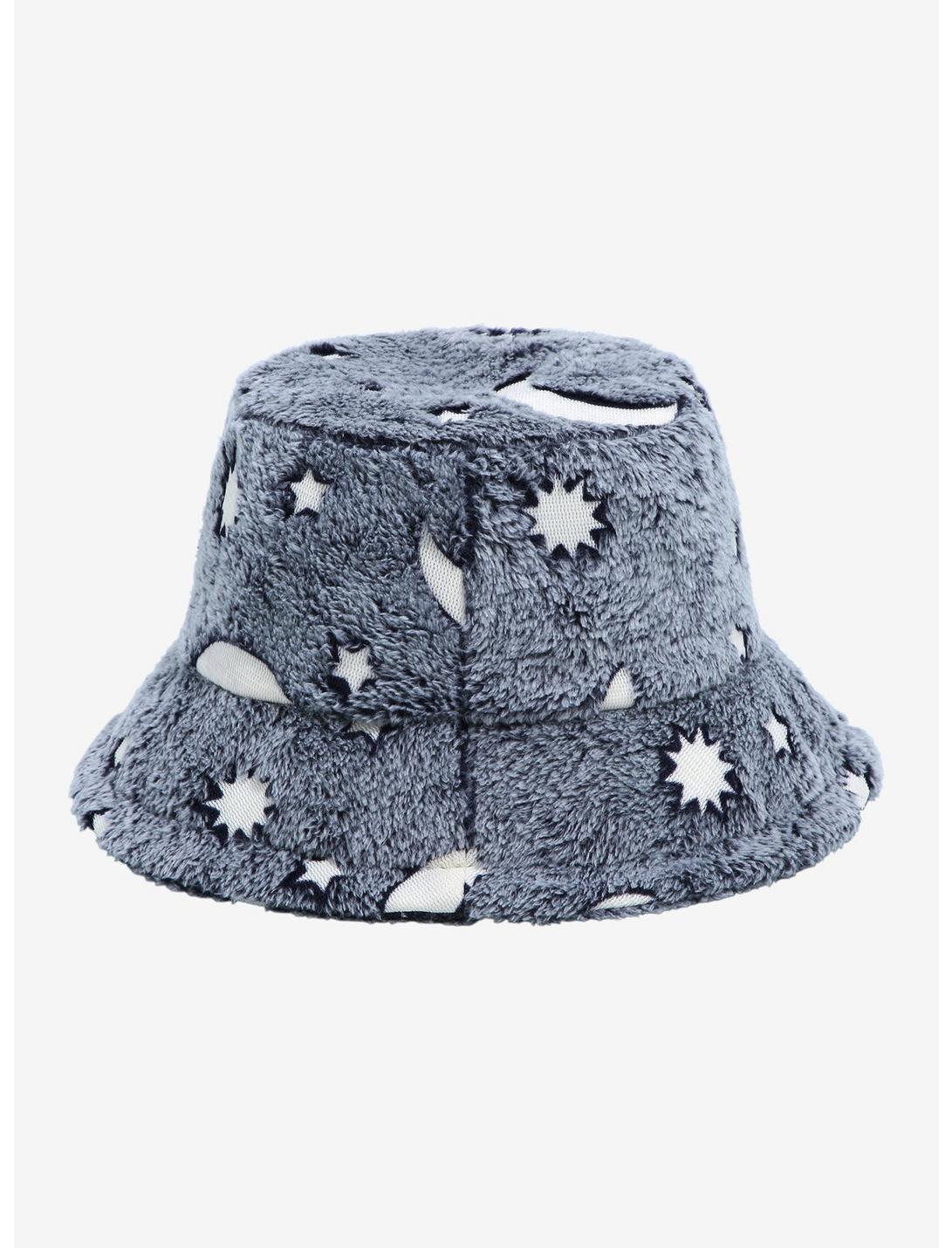 Gorrito Luna Celestial Peluche Bucket Hat