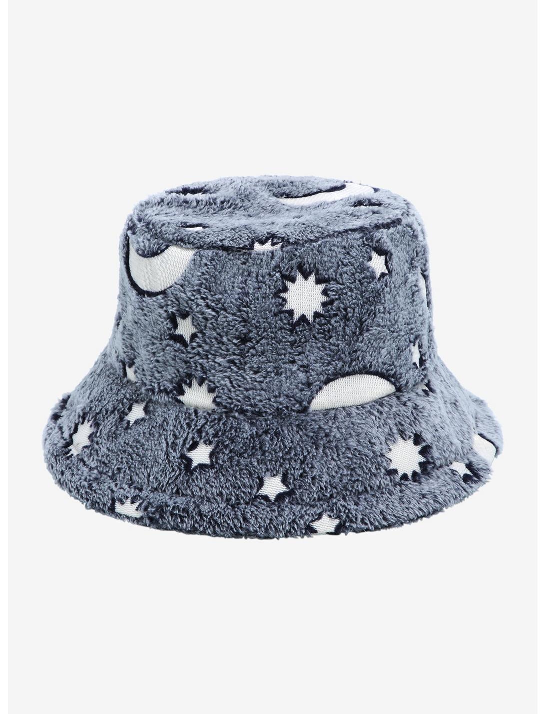 Gorrito Luna Celestial Peluche Bucket Hat