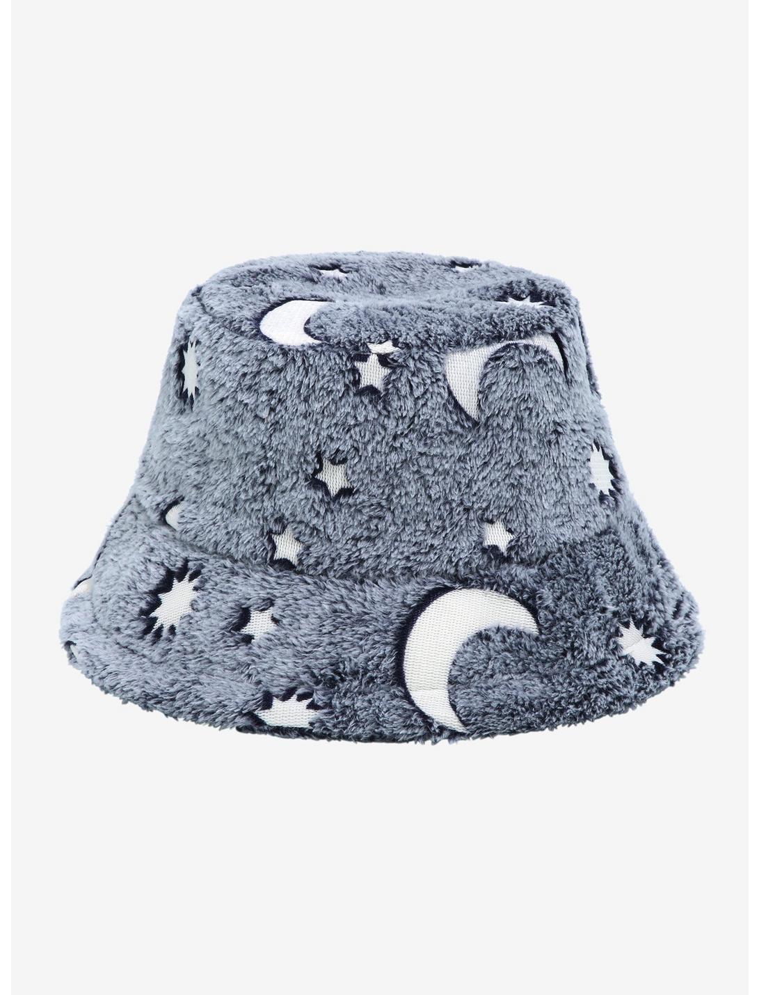 Gorrito Luna Celestial Peluche Bucket Hat