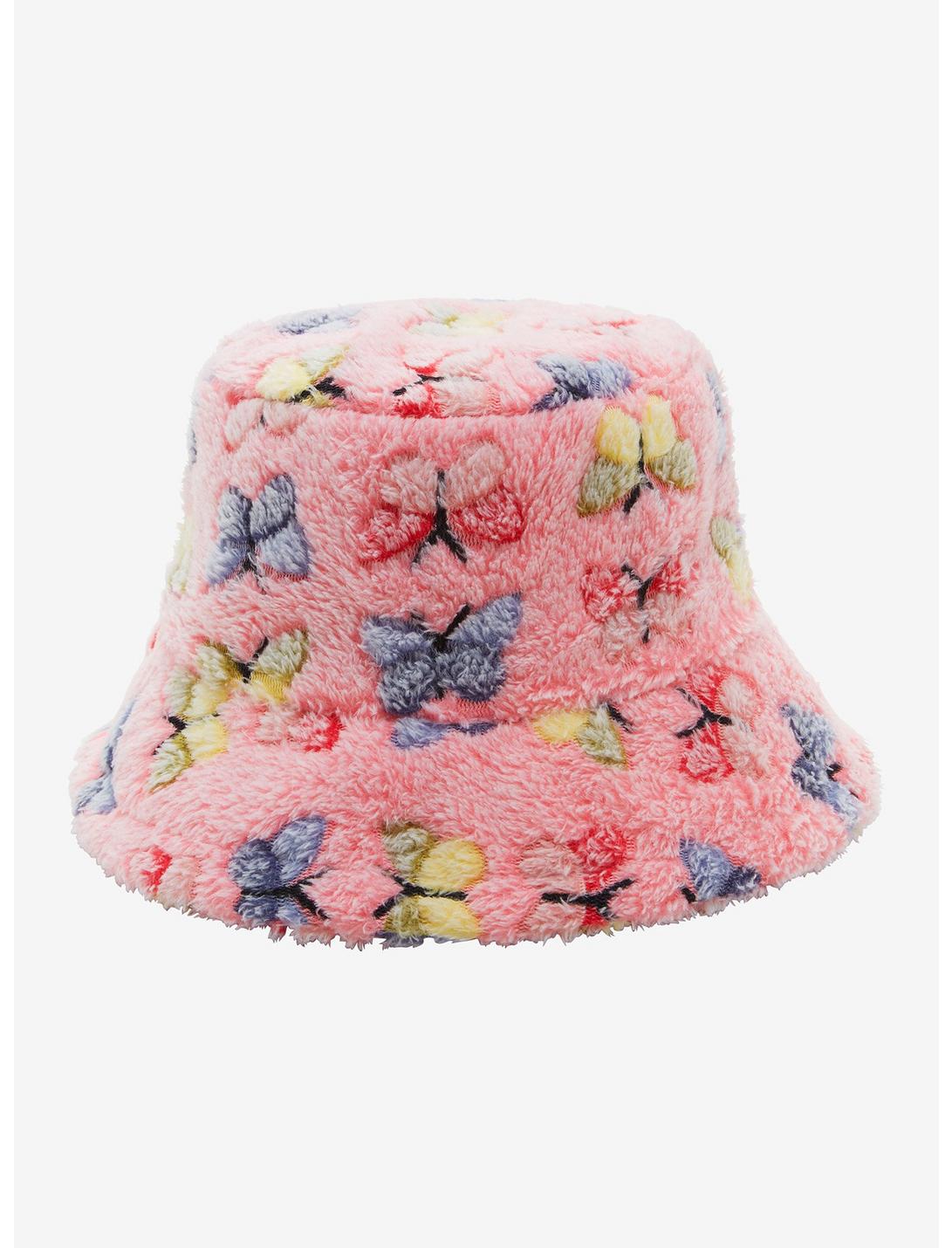 Gorrito Mariposa Peluche Bucket Hat