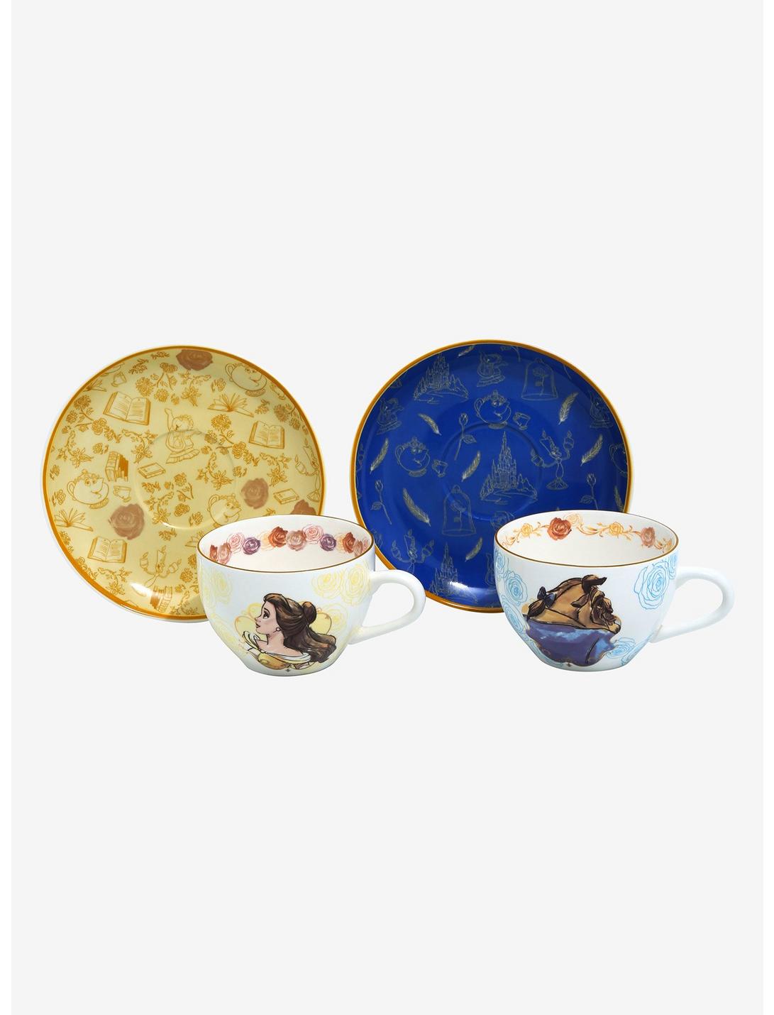 La Bella Y La Bestia Set De Tazas Para El Cafe