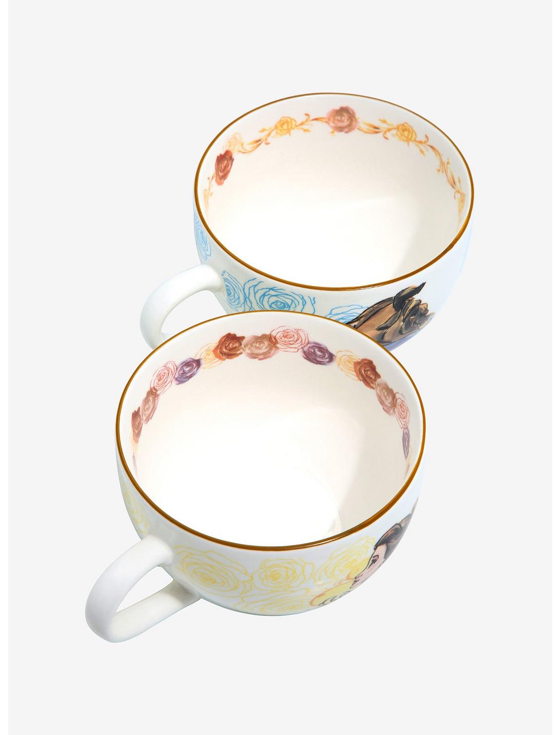 La Bella Y La Bestia Set De Tazas Para El Cafe