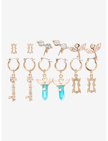 Harry Potter Set De Aretes Llave Magica