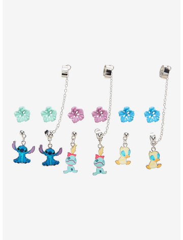 Lilo & Stitch Set De Aretes Personajes