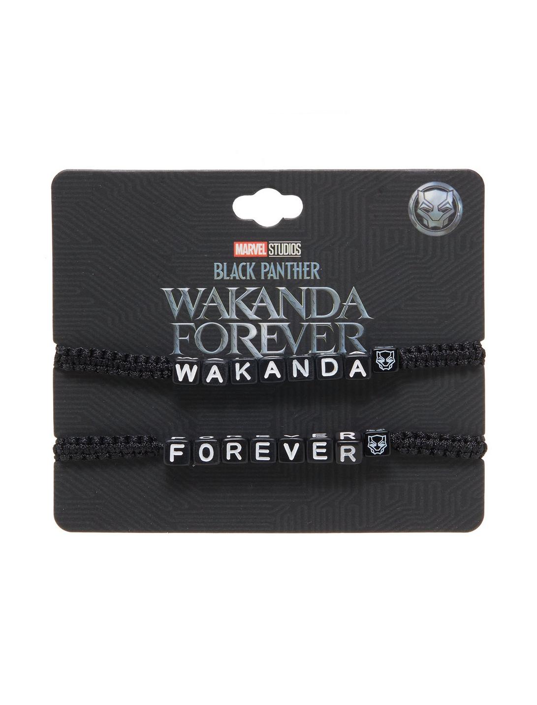 Black Panther Brazaletes BFF Mejores Amigos Wakanda Forever