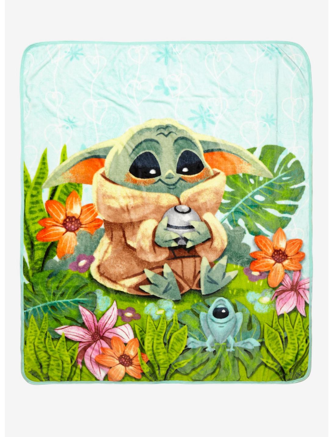 Star Wars Cobija Mandalorian Grogu Bebe