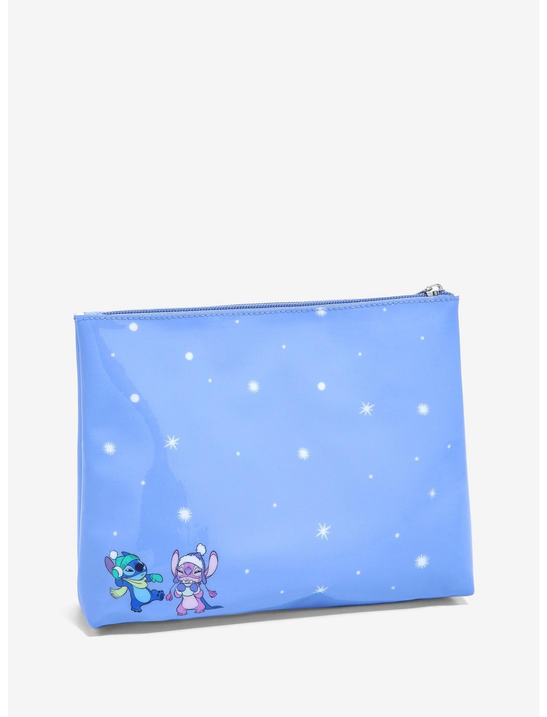Stitch Y Angel Bolsa Cosmetiquera Invierno
