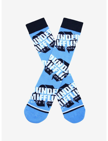 The Office Dunder Mifflin Allover Calcetines
