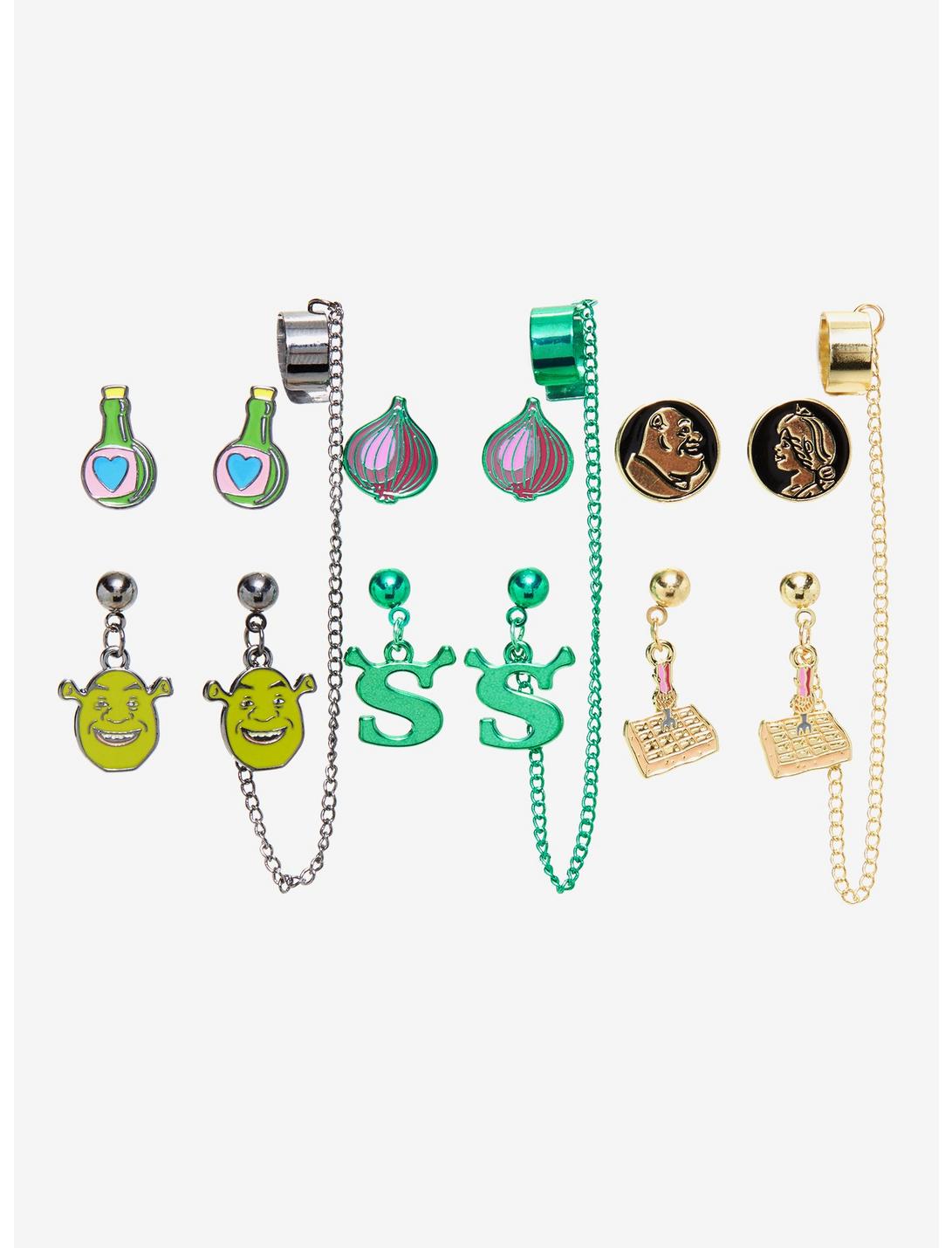 Shrek Set De Aretes