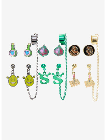 Shrek Set De Aretes