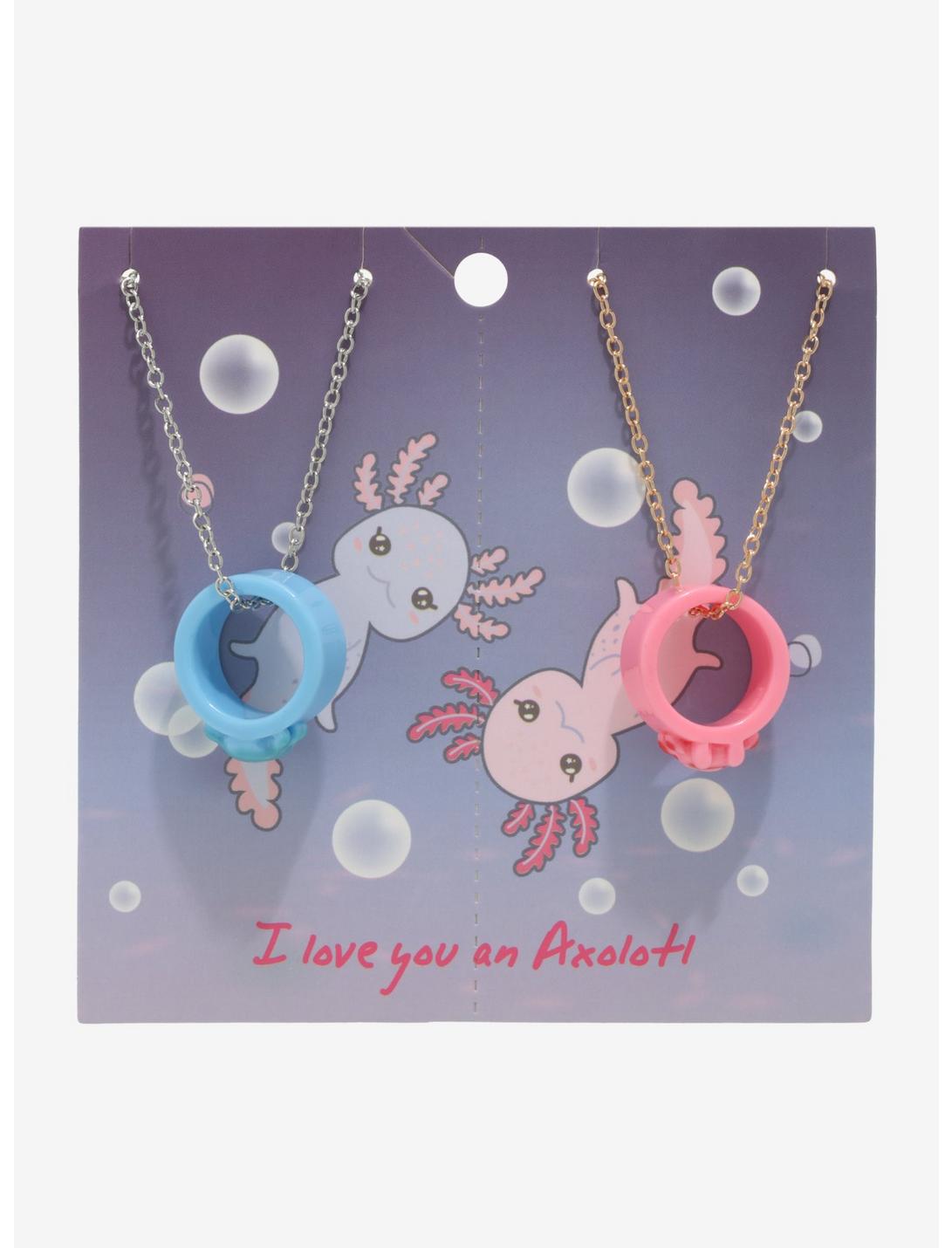 Collar Axolote Bff Mejores Amigos Set