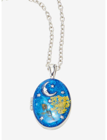 Collar Noche Estrellada Relicario Van Gogh