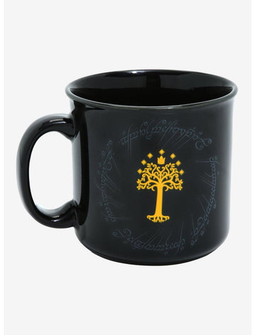 Señor De Los Anillos Taza Logo Color Negro
